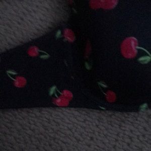 Black cherry push-up bra